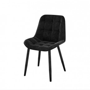 Стул ВВР Бостон черный/черный поворотный, велюр